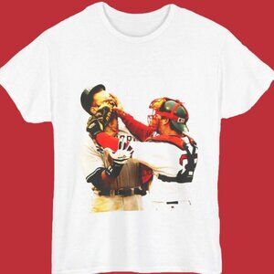 Jason Varitek ARod Tee Shirt sepia unisex Red Sox Fan Gift, MLB Apparel, Game Da